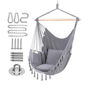 Jardín <span class=keywords><strong>Patio</strong></span> Macrame hamaca colgante columpios para adultos interior - Product Image 2