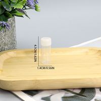 Tube de présentation en plastique pour bonbons de 4 ml et 7 ml avec impression sérigraphique et extrémité à ouverture facile, tube en plastique rigide pour emballage cosmétique