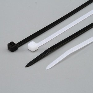 رباط كابلات نايلون 66 معتمد من Asialock، 4*200 مم، ذاتي القفل باللون الأبيض/الأسود - Product Image 2