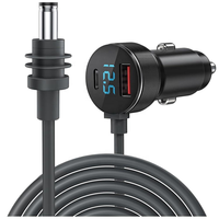Câble Starlink Mini 10m 12V-24V 3A Charge Rapide Étanche Blindé PD100W Gaine PVC Rallonge d'Alimentation CC pour Ordinateur et Allume-Cigare