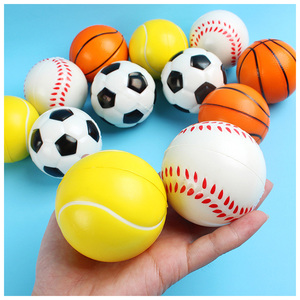 Khuyến mại bóng đá căng thẳng bóng tùy chỉnh trẻ em mềm PU bọt chống căng thẳng cứu trợ Đồ chơi bóp bóng với logo - Product Image 6