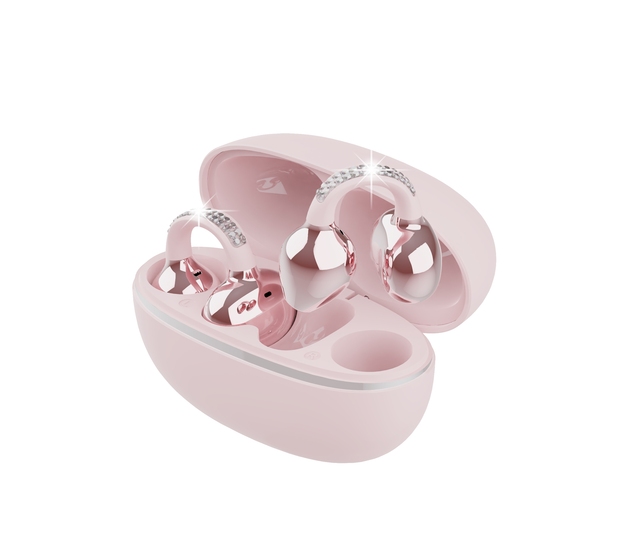 Lightweight OWS Open Ear Clip Earbuds Bluetooth 5.3 AI ANC Wireless Headphones HiFi 3D Surround Low Latency OEM ODM