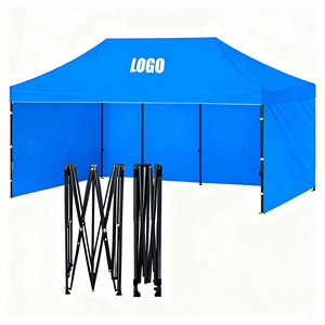 Carpa Plegable de Alta Calidad para Ferias Comerciales 3x6, Impermeable para Exteriores con Lona Oxford Publicitaria y Estructura de Acero Inoxidable para Todas las Estaciones - Product Image 1