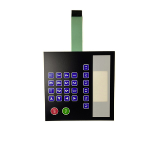 Màng bàn phím cho thiết bị nhà linh hoạt <span class=keywords><strong>Silicone</strong></span> nút vật liệu kim loại Dome Tactile Keycap mô hình số bàn phím - Product Image 5