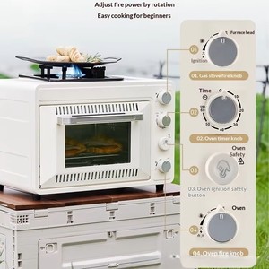 Barbecue portable multifonctionnel à <span class=keywords><strong>gaz</strong></span> <span class=keywords><strong>butane</strong></span>, coupe-vent, grande capacité, pour la cuisson, petit modèle domestique, camping - Product Image 4