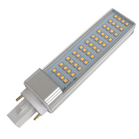 Ampoule LED Dimmable E27 G24 G24D G24Q à insertion horizontale, 2 broches 4 broches, 12V 120V 230V 5W 7W 10W 13W OEM