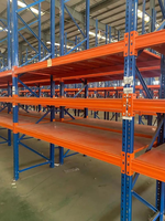 Système de rayonnage haute densité, rayonnages à palettes, étagères de stockage, rayonnages d'entrepôt, rayonnages sélectifs robustes en acier, sur mesure
