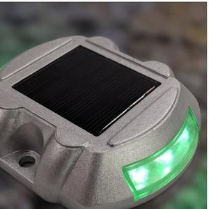 Delineateur de bord haute visibilité en alliage moulé, borne routière solaire en fer à cheval pour le contrôle d'avertissement à l'entrée des tunnels - Product Image 2