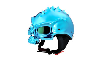 2017クールモンスターオートバイヘルメットデザイン新モデルスカルスケルトンオープンフェイスヘルメット - Product Image 2