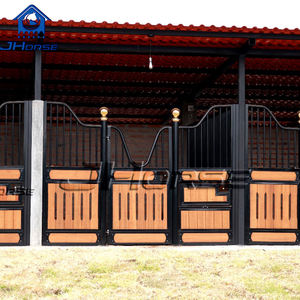 3d Ontwerp Fabriek Directe Verkoop Europese Stijl Stabiele Bamboe Houten Vulling Stallen Paardenstal Te Koop - Product Image 4