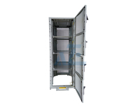 Armoire de serveur de colocation 42U de 800 mm de large x 1200 mm de profondeur avec 4 compartiments de 9U en stock