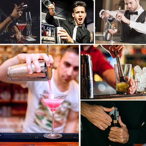 Thép Không Gỉ Cocktail Mixert Thiết Lập Nhà Bartender Công Cụ Cho Đồ Uống Pha Trộn Cho Cocktail Shakers - Product Image 5