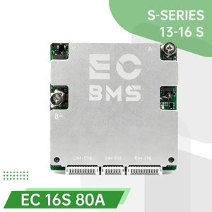 BMS Inteligente EC 80A 4S-8S-24S con Balanceo Inteligente 2A para Baterías Lifepo4 24V 48V 72V, BMS EC24S80A 8P para Paquetes de Baterías de Iones de Litio - Product Image 1