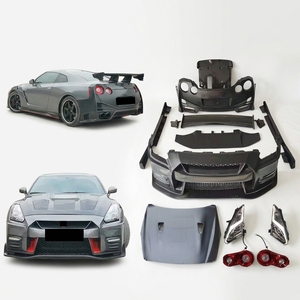 Aggiornamento plastica PP r35 <span class=keywords><strong>gtr</strong></span> Nismo 2017 spoiler kit corpo faro parti per <span class=keywords><strong>Nissan</strong></span> <span class=keywords><strong>gtr</strong></span> r35 bodykit - Product Image 1