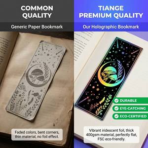 Marcadores <span class=keywords><strong>de</strong></span> Libros Cristianos Personalizados con Plumas, Flores y Mariposas <span class=keywords><strong>de</strong></span> Papel - Product Image 5