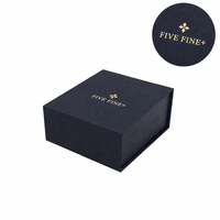 Boîte cadeau écologique grise à fermeture magnétique pour cosmétiques et parfums, idéale pour les mariages et les fêtes, emballage pour flacons en verre vides