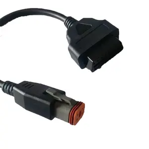 كابل محول OBD2 موصل OBD بمسمار 4 دبابيس لدراجة نارية Harley