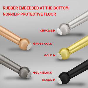 ขาเฟอร์นิเจอร์เหล็กโครเมี่ยมสีดำสีทองสำหรับโต๊ะรับประทานอาหารและห้องครัว - Product Image 3