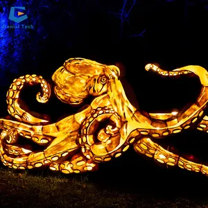 sea animal octopus lantern festival exhibition