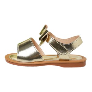 HZBC Sandali piatti da principessa con fiocco per ragazza, chiusura con velcro, suola in gomma antiscivolo, <span class=keywords><strong>scarpe</strong></span> primavera estate - Product Image 5