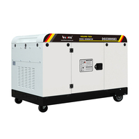 Generator Diesel Hi-earns 16KW Silent Air Cooled Dua Silinder 400V 12V DC 50Hz 3 Fasa