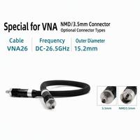 Cable de prueba para analizador de red VNA265, ensamblaje de cable coaxial de RF de alta frecuencia de onda milimétrica de 26.5GHz NMD a 3.5mm 2.92mm