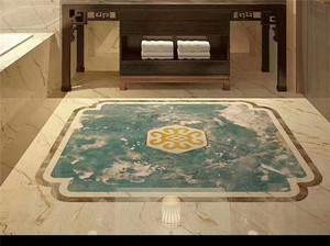 Thiết Kế Đồ Họa Vàng & Xanh Được Đánh Bóng +/-1Mm Khách Sạn Hiện Đại Onyx Cầu Thang Bước Gạch Minh Bạch Blue Marble Union Đá Big Slab - Product Image 4