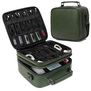 Bolsa de Almacenamiento para Cables Electrónicos con Divisor Ajustable, Bolsa de Transporte para Cables Grandes, Muestra Gratuita - Product Image 6