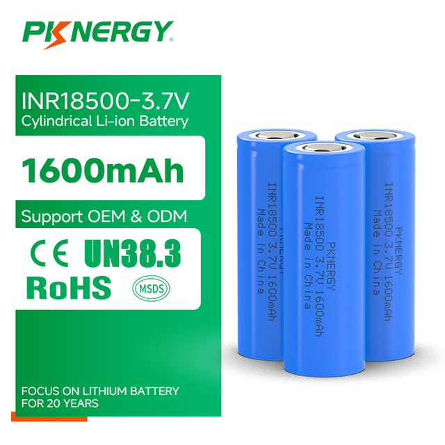 Small Li-Ion Battery 3.7V 14200/14280/14430/14500/14650/16340/16500/18500 Cylinder 150-800mAh 1000 Cycles Max 2C