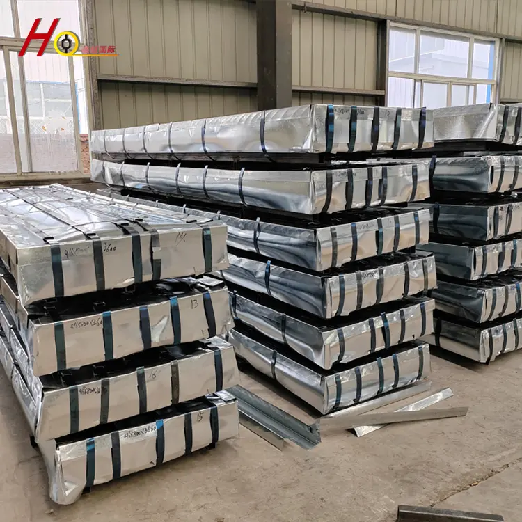 16 18 22 24 28 Gauge Galvanized Iron Corrugated Steel Roofing Metal Sheets