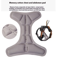 Nouveau gilet de traction rétractable anti-explosion pour chien, laisse de traction automatique intégrée, fermeture à bouton