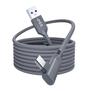 Cable de enlace de carga rápida USB3.1 para <span class=keywords><strong>Oculus</strong></span> for <span class=keywords><strong>Quest</strong></span> <span class=keywords><strong>2</strong></span> 6M 5M 3M Nylon de carga rápida VR accesorios para auriculares escáneres de teléfonos móviles - Product Image 5