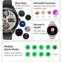 Reloj Inteligente MT55, Nuevo, con Llamadas Bluetooth, Entrenamiento de Respiración, Cronómetro, Múltiples Modos Deportivos, Monitor de Frecuencia Cardíaca, Monitorización del Sueño y Sedentarismo