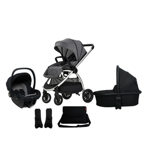 High Quality Baby <strong>Stroller</strong> Rose Gold / Christmas 4 <strong>Wheel</strong> <strong>Strollers</strong> for Kids / Bicystar Aluminum <strong>3</strong> in 1 Baby Pushchair <strong>Stroller</strong> - Product Image 1