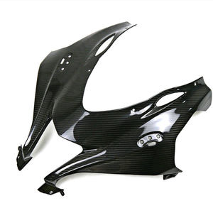 Thích hợp cho Kawasaki ZX10R Big Bull 2016-2020 Sửa đổi sợi carbon trọn bộ Phụ kiện xe máy Tấm chắn bùn bên hông - Product Image 4