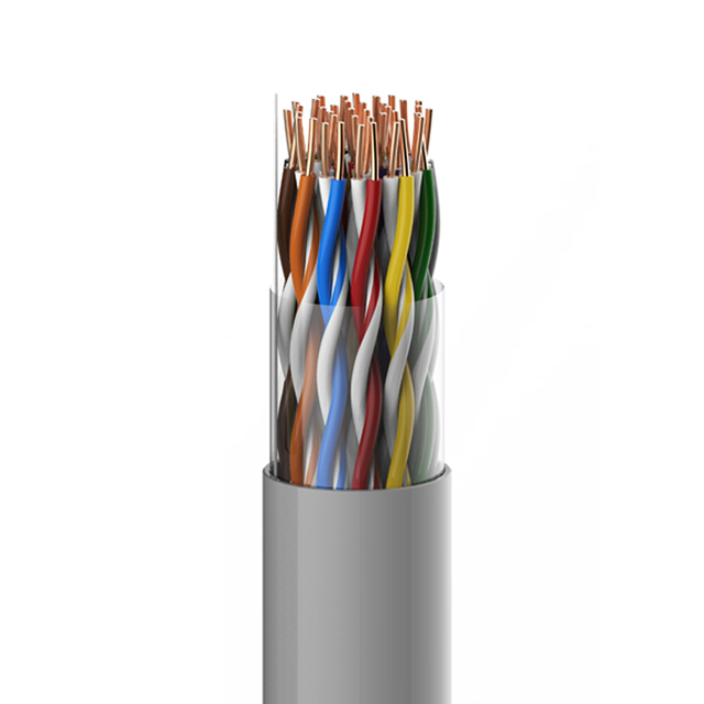 Round Flat Telephone Cable 2 4 8 10 20 Cores Copper Conductor Telephone Cable Wire