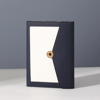 Carnet de notes en cuir PU personnalisé Luxe couverture rigide business planner reliure spirale style bureau boîte à cadeaux pour l'école journal intime