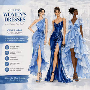 Robe de cocktail élégante et écologique pour femme, personnalisée OEM, avec dentelle et diamants, col bénitier, idéale pour les soirées d'été - Product Image 1