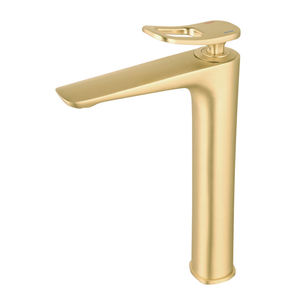 Hotel Household A-level Brass High Width Basin Faucet, Single Hole Single Hollow handle Basin Mixer - Product Image 4