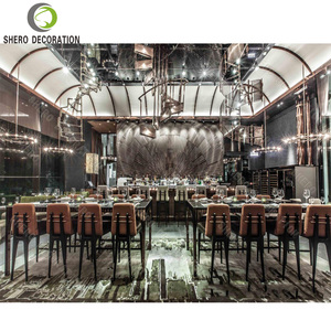 Mesas y Sillas Modernas para Restaurante, Diseño de Barra de Bar de Alta Gama, Muebles para Restaurante - Product Image 3