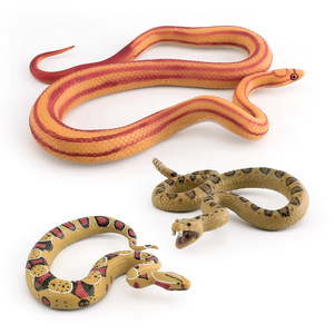 Reptil salvaje simulado Animal modelo hecho a mano maíz <span class=keywords><strong>serpiente</strong></span> <span class=keywords><strong>Boa</strong></span> Constrictor <span class=keywords><strong>serpiente</strong></span> de cascabel broma Decoración ornamento - Product Image 3