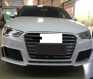Grille ABS Design à la mode avec peinture de remplacement ACC Grille avant noire pour <span class=keywords><strong>Audi</strong></span> <span class=keywords><strong>A3</strong></span> S3 2014-2016 - Product Image 6