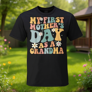 Camiseta Unisex para el Día de la Madre, mi Primer Día de Mamá, Tallas para Adultos S M L XL XXL - Product Image 3