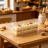 Offre Spéciale : Contenants et Boîtes à Desserts Jetables Transparents de Qualité Alimentaire avec Épaisseur Personnalisable Modèle 017 pour Gâteaux, Pains et Salades