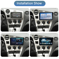 Autoradio Android AUTO 9 pouces Carplay pour Toyota Matrix 2 E140 2009-2014 Pontiac Vibe 2009 Lecteur multimédia de voiture Navigation GPS