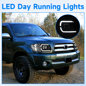 Полностью светодиодные фары для <span class=keywords><strong>Toyota</strong></span> <span class=keywords><strong>Tundra</strong></span> 2005-2006 / Sequoia 2005-2007, двойные светодиодные автомобильные фары - Product Image 6