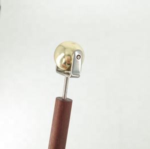 Kolay kullanım akupunktur masaj yüz refleksoloji güzellik aracı akupunktur uyarıcı makaralı ahşap saplı - Product Image 3