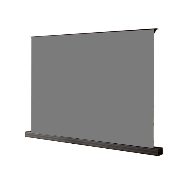 New Arrival72-150inch 4k 3d Enhance Gain 1.8 Floor Rising Alr Projection Screen Pull up Motorized Ust Projector Screen