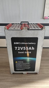 신크 반고체 리튬 배터리 파우치 셀 72V55Ah 60V55Ah 전기 오토바이 배터리 고안전 리튬 이온 배터리 팩 - Product Image 2