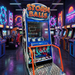 Storm Balls Coin Operated Arcade <b>Machine</b> Stomp Ball Simulator <b>Amusement</b> Park Equipment Ticket Redemption Game for Kids Zone - Product Image 6